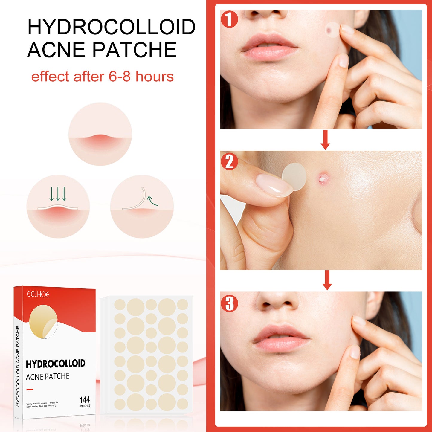 Clearovia Hydrocolloid Acne Patches