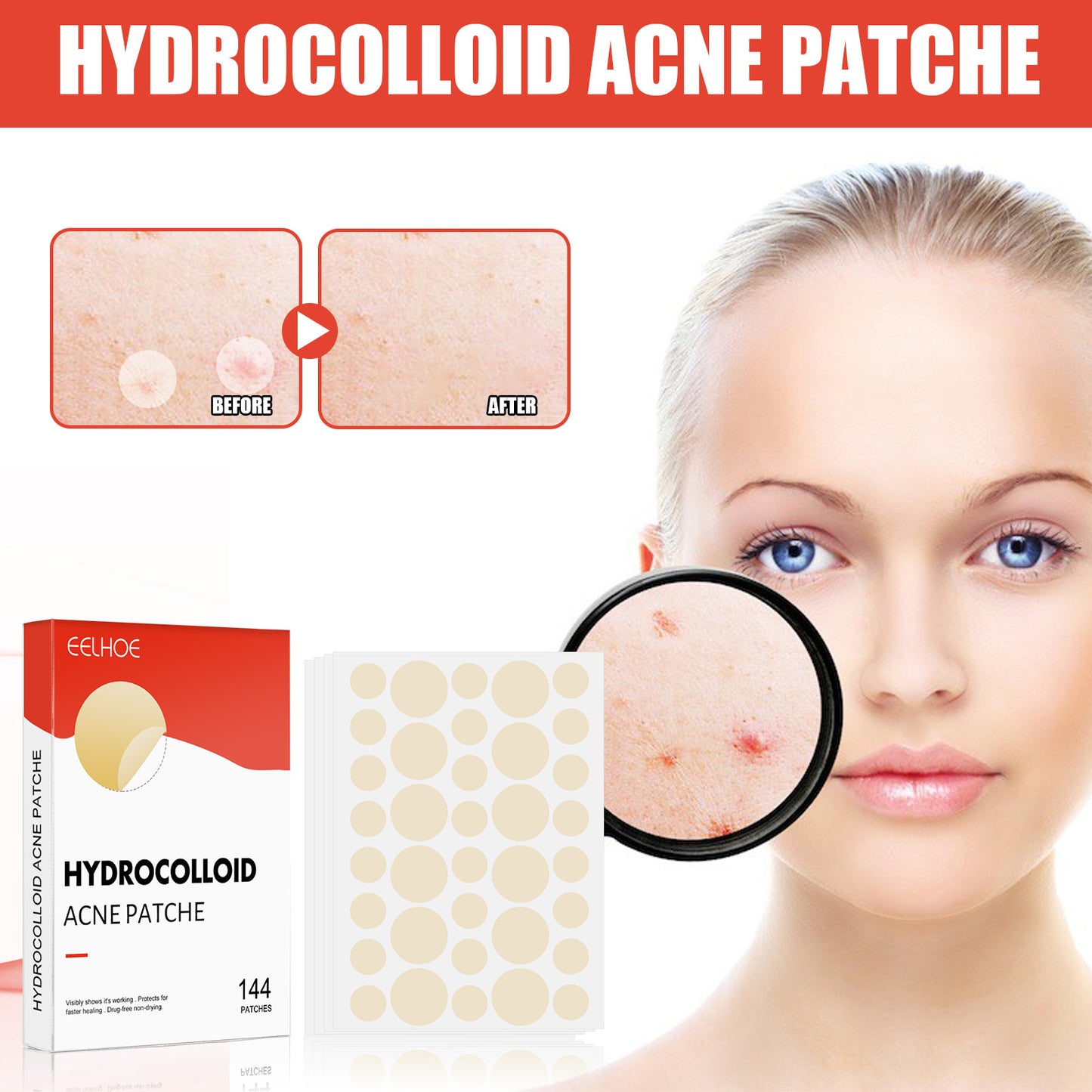 Clearovia Hydrocolloid Acne Patches